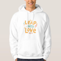 Leap Into Love - Colourful Hand-Lettered Typograph