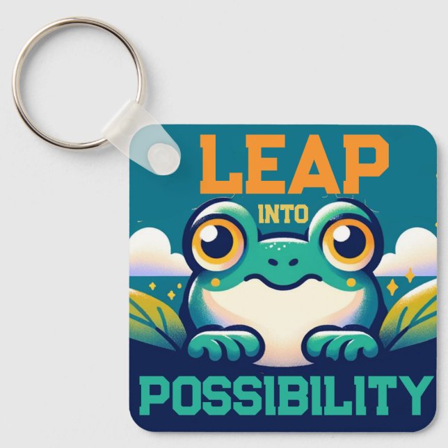 Leap intoPossibility Key Ring (Front)