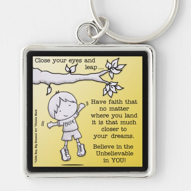Leap of Faith Key Ring (Front)