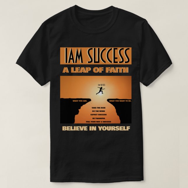 LEAP OF FAITH T-Shirt (Design Front)