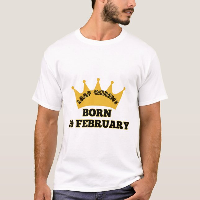 Leap Queens Born 29 February Essential T-Shirt (Front)