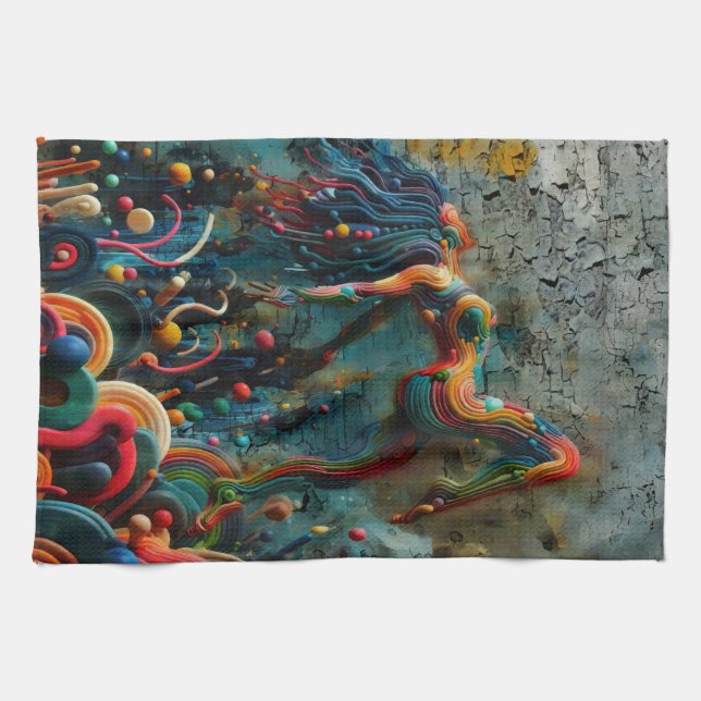 Leap Tea Towel (Horizontal)