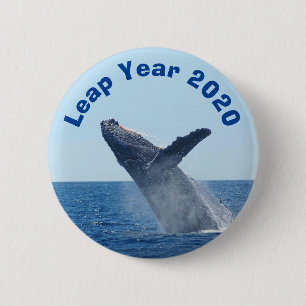 Leap Year 2020 6 Cm Round Badge