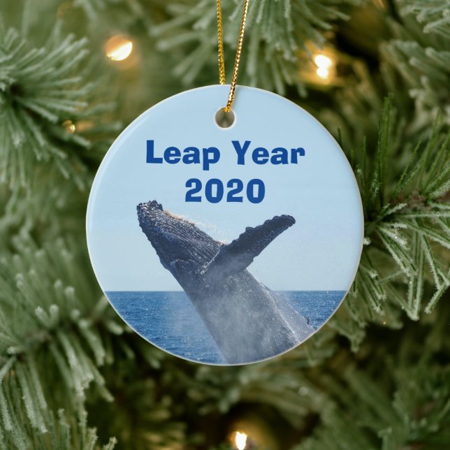 Leap Year 2020 Ceramic Tree Decoration (Tree)