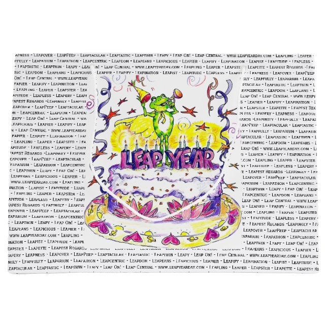 Leap Year Bag Birthday Cake (Front)