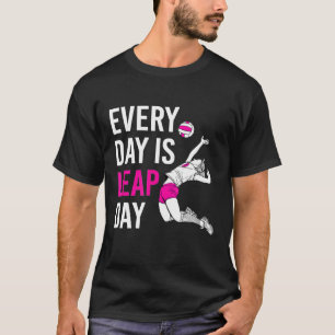 Leap Year Girls Volleyball Leap Day 2020 Kids T-Shirt