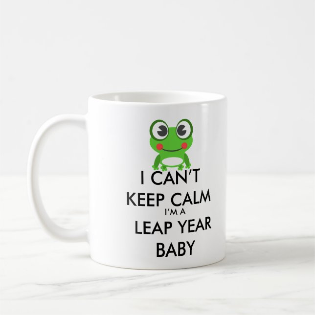 Leap Year/ Leap Day Baby Coffee Mug (Left)