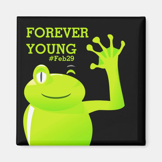 Leap Year/ Leap Day Baby Magnet (Front)