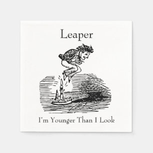 Leap Year Leaper Birthday Napkin