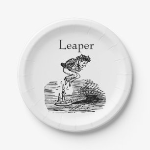 Leap Year Leaper Birthday Paper Plate