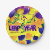 Leap Year Party Plate