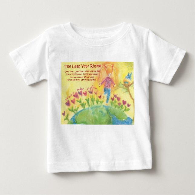 Leap Year Rhyme Ruffle Tee (Front)