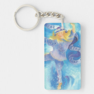 LEAP YEAR RIBBON DANCER KEY RING