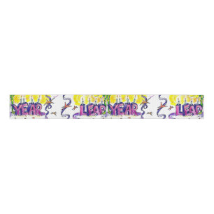 Leap Year Ribbon Grosgrain Ribbon