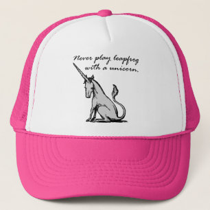 Leapfrog With A Unicorn Funny Ball Cap Hat