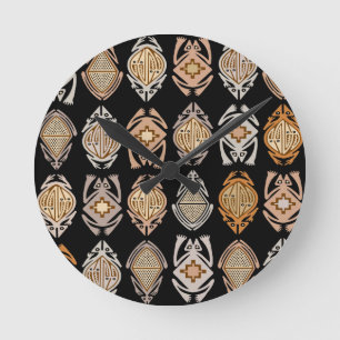 Leapin' Frogs Round Clock