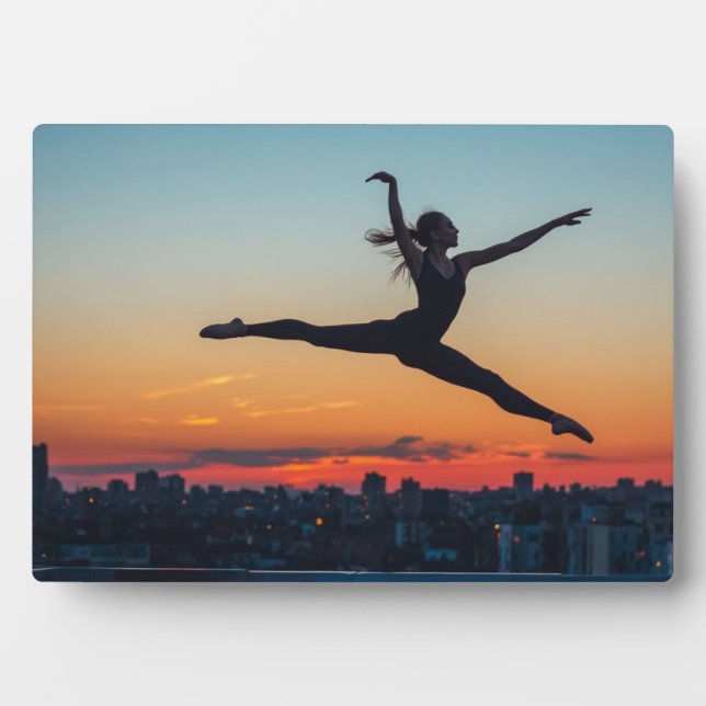 Leaping Ballerina  Plaque (Front)
