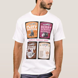 Leaping Ferret beer labels T-Shirt