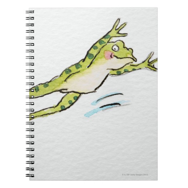 Leaping Frog 2 Spiral Notebook (Front)