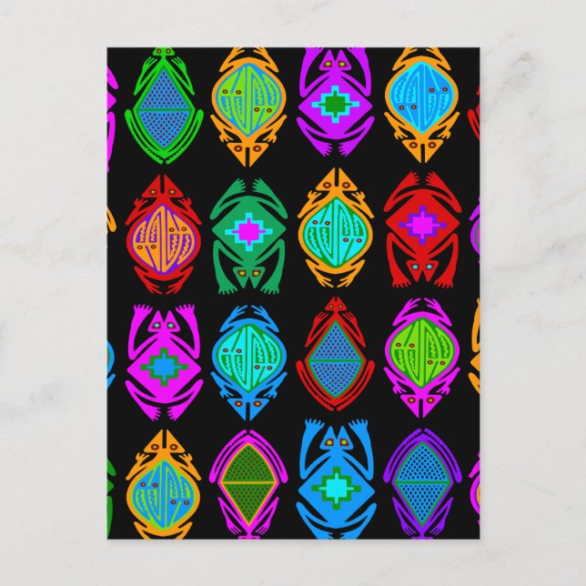 Leaping Frogs Postcard (Front)