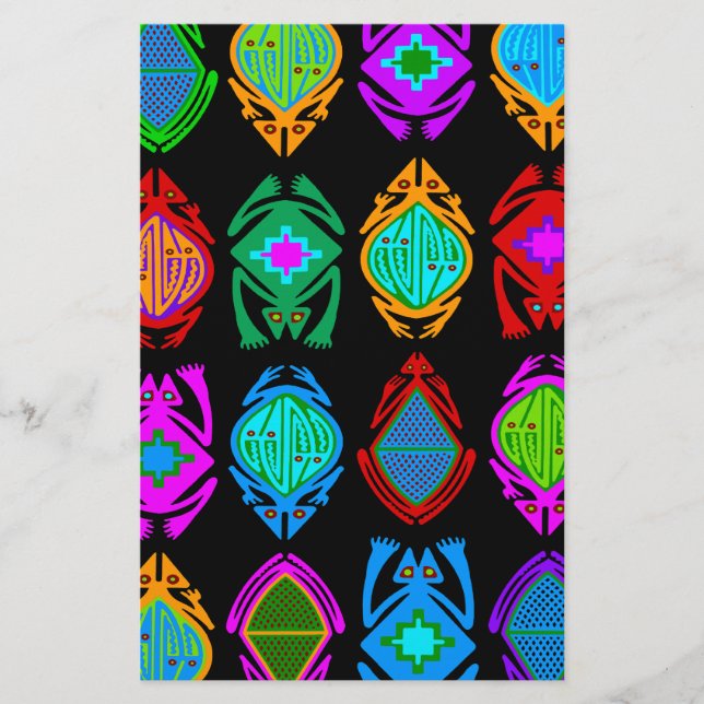 Leaping Frogs Stationery (Front)