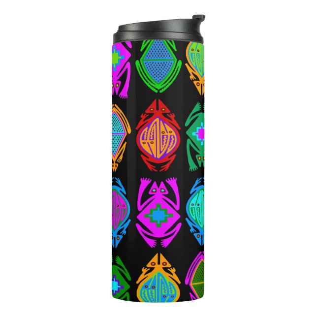 Leaping Frogs Thermal Tumbler (Rotated Left)