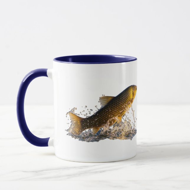 Leaping Grass Carp Mug (Left)