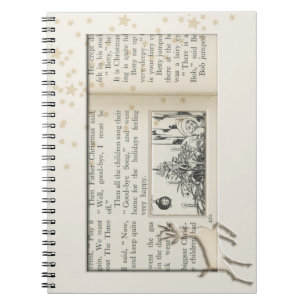 Leaping into Christmas Spiral Notebook