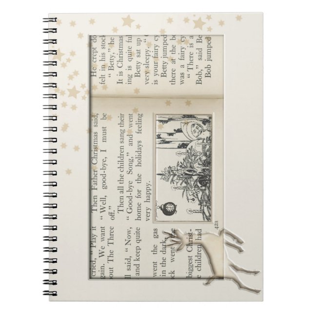 Leaping into Christmas Spiral Notebook (Front)