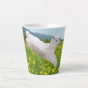 Leaping Lambs Easter Latte Mug