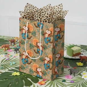 Leaping Leopard   Medium Gift Bag