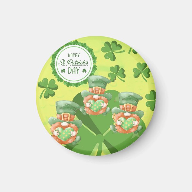 Leaping Leprachauns!  St Pattys Day   Magnet (Front)