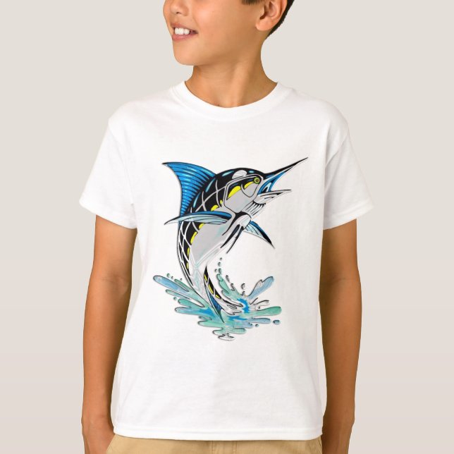 Leaping Marlin T-Shirt (Front)