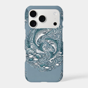 Leaping Salmon iPhone 17 Pro Case