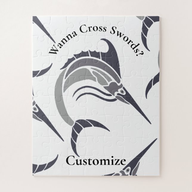 Leaping Swordfish Thunder_Cove Jigsaw Puzzle (Vertical)