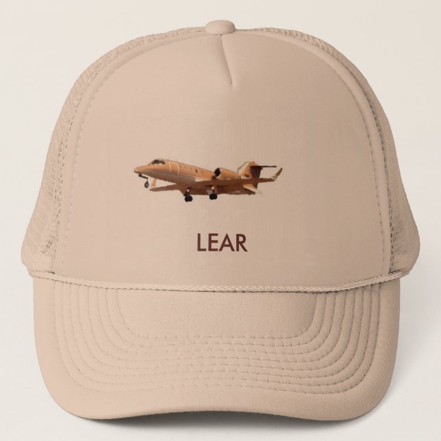Lear Jet at LAX , LEAR Trucker Hat (Front)