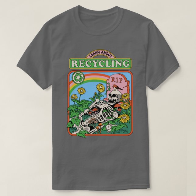 Learn About Recycling T-Shirt (Design Front)