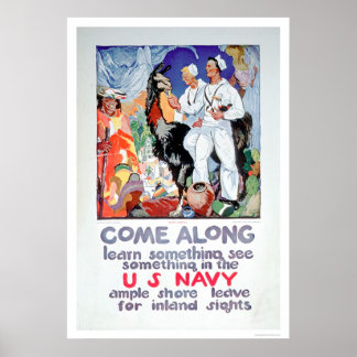 Learn and See Something in the Navy (US02315) Poster