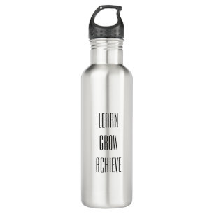 Learn, Grow, Achieve Simple Recipe for Success 710 Ml Water Bottle