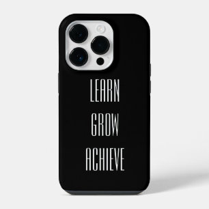 Learn, Grow, Achieve Simple Recipe for Success iPhone 14 Pro Case