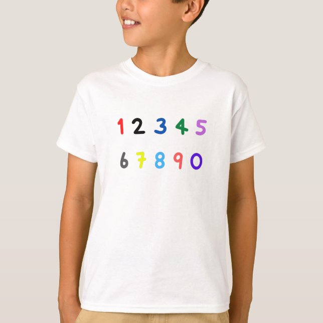 learn numbers T-Shirt (Front)