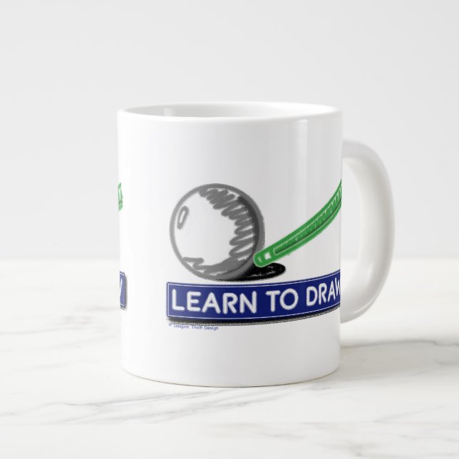 Learn to Draw Large Coffee Mug (Front Right)