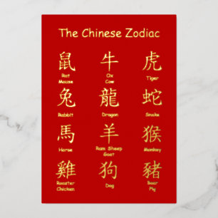 Learn to Read Chinese Zodiac Animals New Year