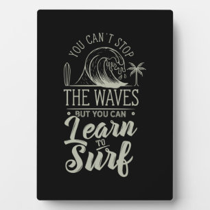 Learn To Surf Plaque