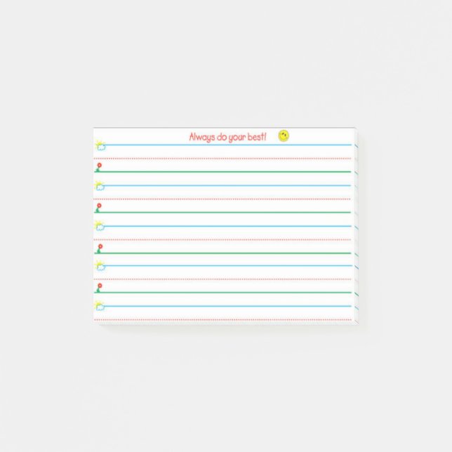 Learn to Write Post-It Note (Front)