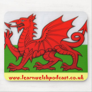 Learn Welsh Podcast Mouse Mat