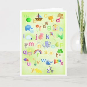 Learn your ABC - greeting cards
