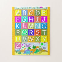 Learn Your ABC With Dinosaurs A to Z Alphabet