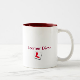 LEARNER DIVE - Customised Two-Tone Coffee Mug