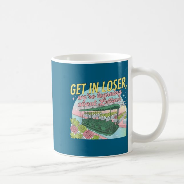 Learning about lettuce the land matching family coffee mug (Right)